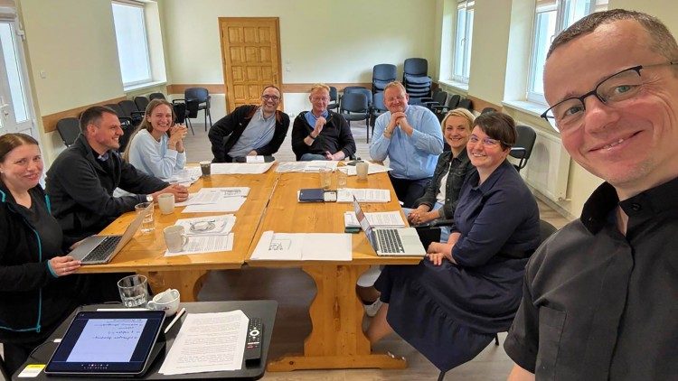  Sr. Alina bei einem Treffen der Medien der ukrainischen Bischöfe (Privatarchiv)