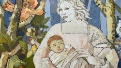 Aleardo Paolucci, Il profumo, il colore e il sapore della vita (particolare). Il bimbo è Papa Pio II