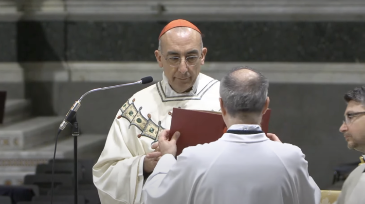 Kardinali Reina wakati wa ufunguzi wa Jubilei ya Ulimwengu wa Mawasiliano