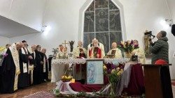 El cardenal Gugerotti presidió en Damasco la celebración de la fiesta de la conversión de San Pablo