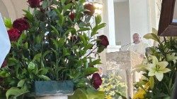 Fr. Rifat Bader speaking at the 10 January inauguration of the Church at the site of Jesus' Baptism in Jordan