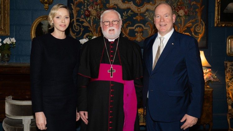 Mons. Gallagher na návšteve v Monaku