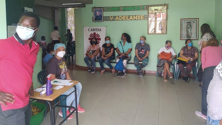 Il centro di salute allestito nella parrocchia di Nostra Signora di Guadalupe