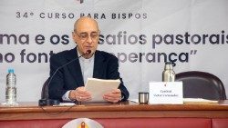 Cardeal Victor Manuel Fernández aos bispos brasileiros reunidos no Rio de Janeiro para o 34º Curso para os Bispos. 