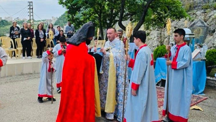 Մայիսեան աղօթքներու ջերմեռանդութեան փակումը Քեսապի մէջ։