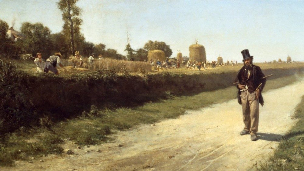 Michele Cammarano Ozio e lavoro 1863 Olio su tela, 73 × 130 cm Napoli, Museo e Real Bosco di Capodimonte
