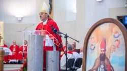 Gospićko-senjski biskup Marko Medo na proslavi sv. Kvirina u Sisku