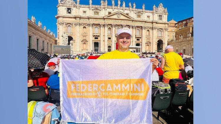 Federcammini presente al Giubileo in piazza San Pietro