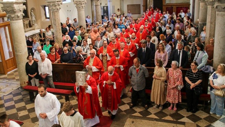 Proslava sv. Kvirina u krčkoj katedrali
