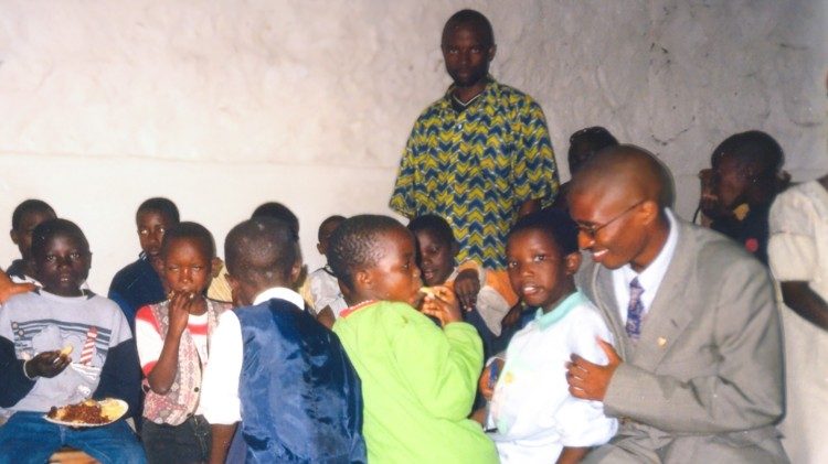 Floribert Bwana Chui, à l'Ecole de la paix de Sant'Egidio, à Goma