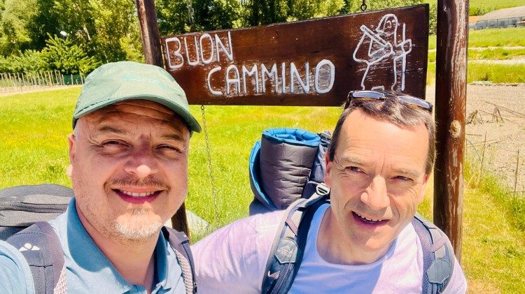 Andrea Lombardi e don Domenico Poeta 