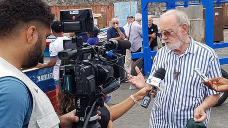 Padre Ottavio Fasano - Inauguração do Centro de Cuidados Paliativos, na ilha do Fogo