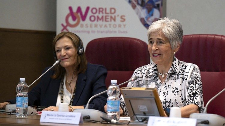 Mónica Santamarina y María Lia Servino