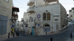A view of an empty street in the West Bank city of Bethlehem, in October 2024, which normally would have been filled with tourists. (Photo: Samar Hazboun)
