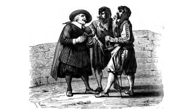 Don Abbondio incontra i Bravi