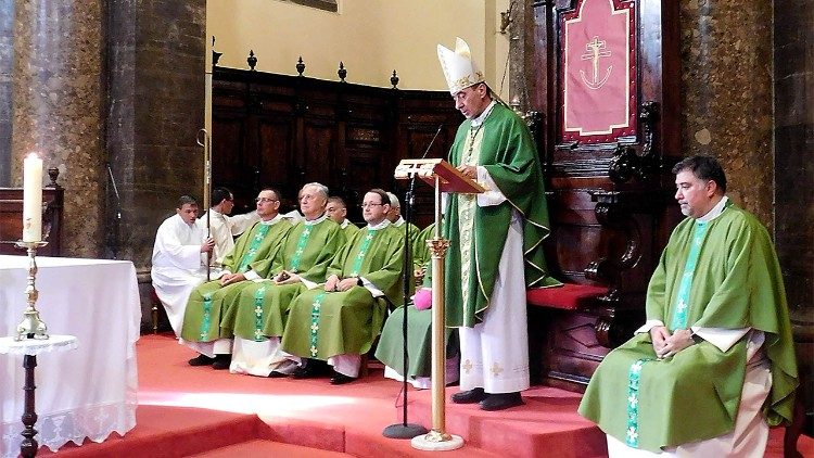 Mons. Marko Medo na prvom danu trodnevnice pred blagdan sv. Vida