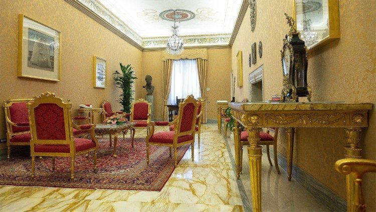 Segreteria di Stato - La Sala di rappresentanza del segretario per i Rapporti con gli Stati