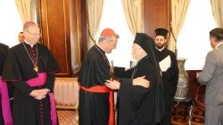 Cardinal Grech with the Ecumenical Patriarch of Constantinople Bartholomew I I