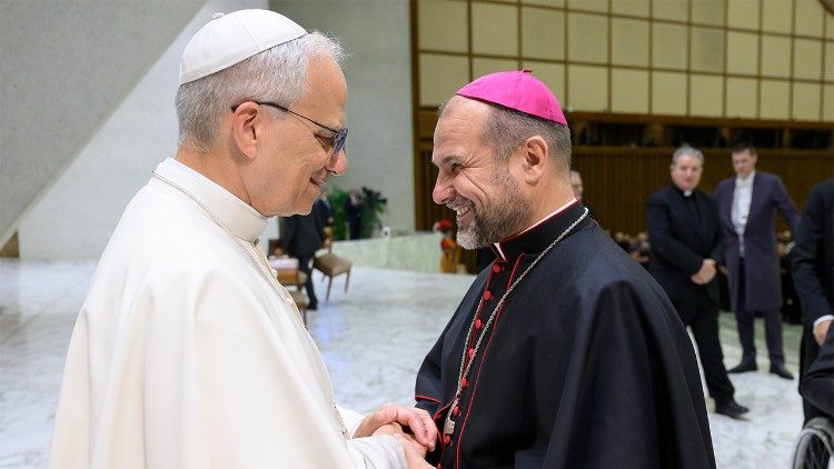 Papa Leon al XIV-lea și arhiepiscopul Benoni Ambăruș