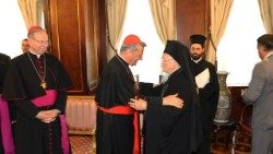 Cardinal Grech with the Ecumenical Patriarch of Constantinople Bartholomew II