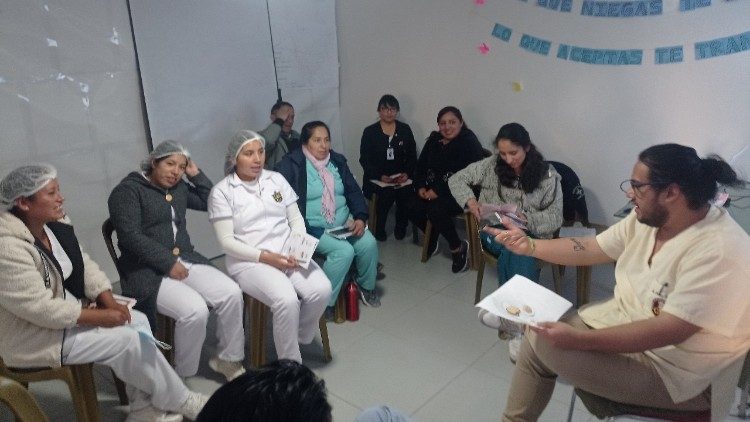 At over 3,000 meters above sea level, Apurimac Ets helps Venezuelan migrants to Peru