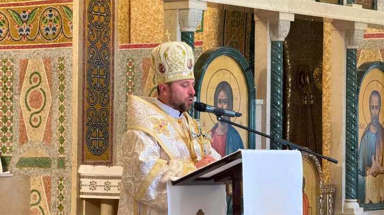 Le cardinal Bychok prend possession de Sainte-Sophie