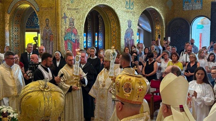 Um dos momentos da liturgia