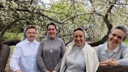 Sor Renata, Sor Alla, Sor Malgorzata y Sor Yana. Foto: Sor. Yana Chop