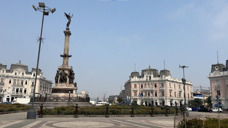 La Plaza de Armas a Lima