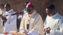 Dom Inácio Saúre, Arcebispo de Nampula (Moçambique), na celebração  dos 100 anos de presença dos missionários da Consolata em Moçambique