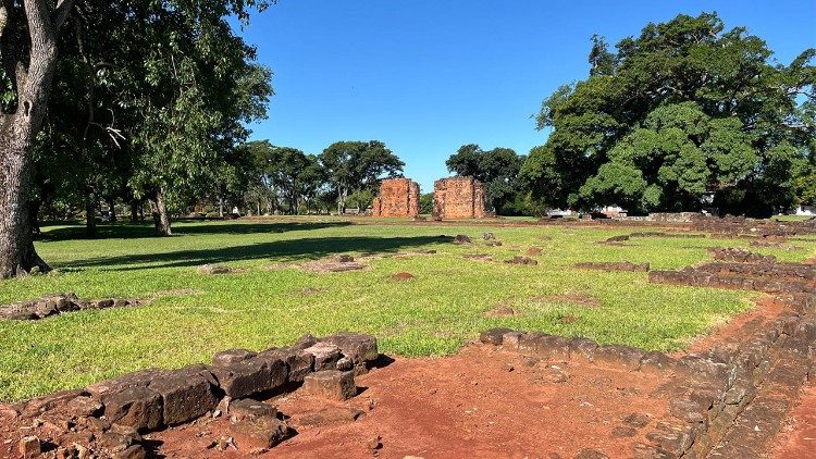 Vista do Parque Arqueológico, em São Miguel das Missões