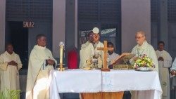Celebração eucarística no Jubileu das Legionárias de Maria na arquidiocese da Beira (Moçambique)