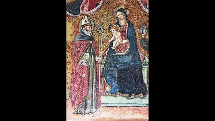 Свети Августин и Дева Мария