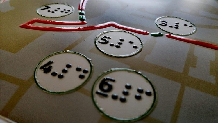 indicaciones para personas con discapacidad visual