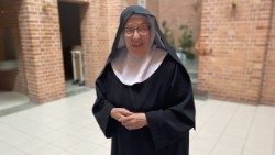 Sr. Katharina in ihrem Kloster in Omberg, Schweden