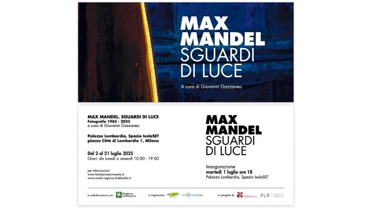 Invito alla mostra "Max Mandel. Sguardi di luce"