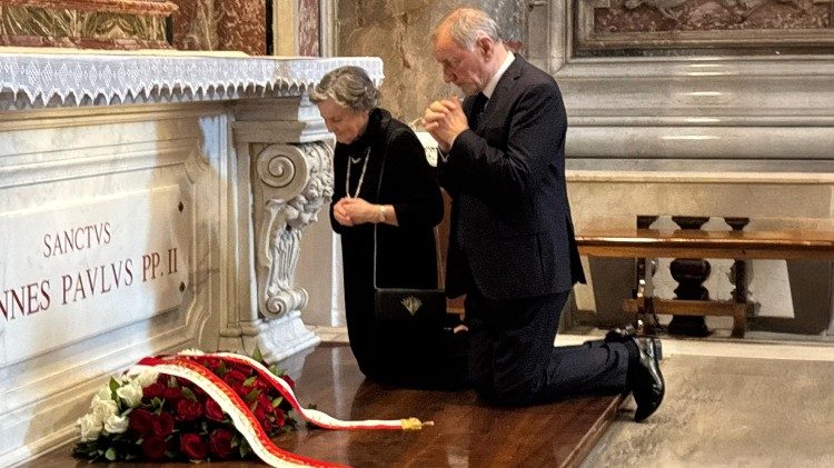 Prezydentowi towarzyszyli jego rodzice