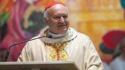 Német László SVD bíboros, belgrádi érsek ostiai Szűz Mária, Tengernek Csillaga címtemploma átvételekor