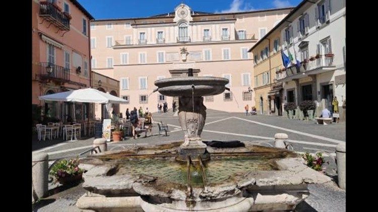 El palacio apostólico en Castel Gandolfo