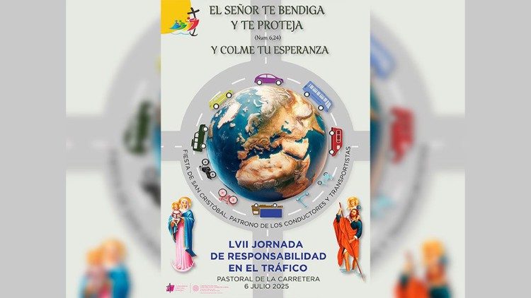 "El Señor te bendiga y te proteja"  lema de la 57ª Jornada de Responsabilidad en el Tráfico