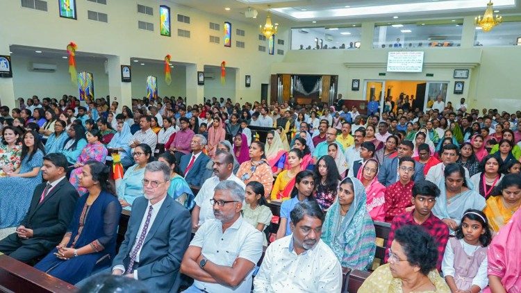 Падчас інаўгурацыі душпастырскага цэнтра ў Гале