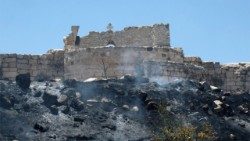 தாக்குதலுக்கு உள்ளான தைபே நகர்  கோயில்