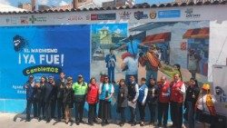 Un mural creado en Cuzco, Perú: la ONG Apurimac junto con instituciones y comunidades locales contra los estereotipos del «machismo»