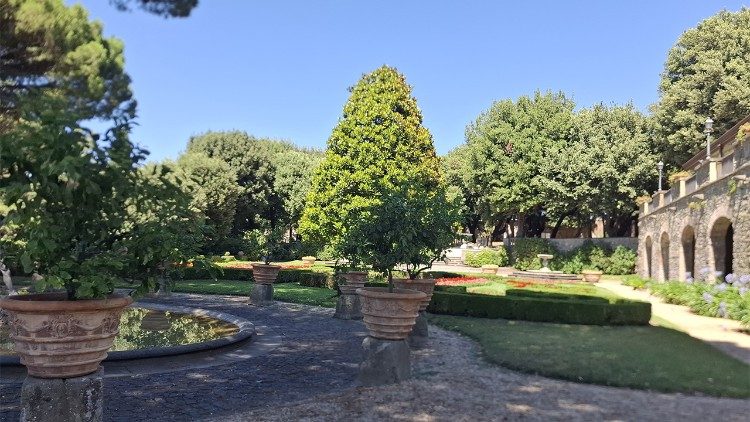 Jardines del Borgo Laudato Si' en las Villas Pontificias de Castel Gandolfo