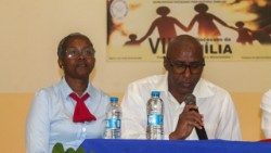 Leão Barreto e Filomena Barreto, casal que este ano assinalou as bodas de ouro matrimoniais