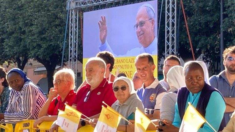 Pápai szentmise Albanóban