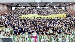 The Archdiocese of Seoul's send-off event for the young Catholics travelling to Rome
