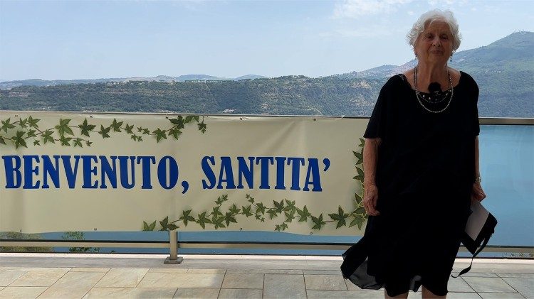 Giovanna Sugaroni, 86 anni, di Orvieto, ospite della casa di riposo da un anno e mezzo. 