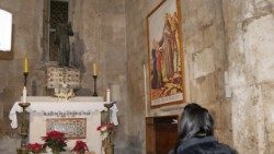 Slika i oltar bl. Otona u crkvi sv. Franje u Puli 