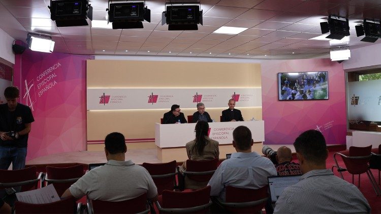 Rueda de prensa de presentación de la participación española en el Jubileo de los Jóvenes en Roma, jueves 24 de julio de 2025.